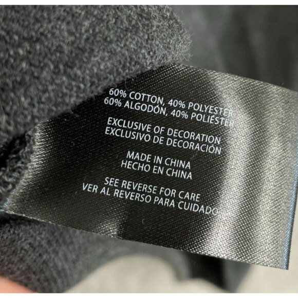 NEW Banana Republic Men's M Waffle Quarter Zip Pullover Cotton/Polyester Gray - Picture 7 of 9